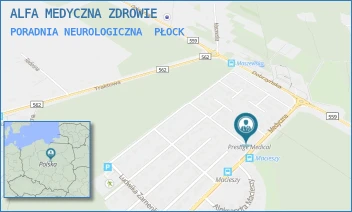 PORADNIA NEUROLOGICZNA - ALFA MEDYCZNA ZDROWIE - MEDYCZNA 8,  PŁOCK