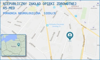 PORADNIA NEUROLOGICZNA - NIEPUBLICZNY ZAKŁAD OPIEKI ZDROWOTNEJ AS-MED - SULIMÓW 26,  SIEDLCE