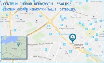 CENTRUM CHORÓB NERWOWYCH SALUS - CENTRUM CHORÓB NERWOWYCH  "SALUS" - PILECKIEGO 14,  OSTROŁĘKA