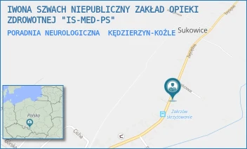 PORADNIA NEUROLOGICZNA - IWONA SZWACH NIEPUBLICZNY ZAKŁAD OPIEKI ZDROWOTNEJ "IS-MED-PS" - UL. ZWYCIĘSTWA 4,  KĘDZIERZYN-KOŹLE