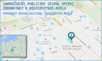 PORADNIA NEUROLOGICZNA - SAMODZIELNY PUBLICZNY ZESPÓŁ OPIEKI ZDROWOTNEJ W KĘDZIERZYNIE-KOŹLU - UL. HARCERSKA 11,  KĘDZIERZYN-KOŹLE
