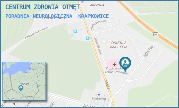PORADNIA NEUROLOGICZNA - NIEPUBLICZNY ZAKŁAD OPIEKI ZDROWOTNEJ PRZYCHODNIA LEKARSKA OTMĘT S.C. IZOLDA ŚWISTUŃ TOMASZ ŚWISTUŃ - UL. JAGIELLOŃSKA 29,  KRAPKOWICE