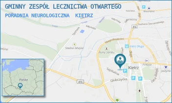 PORADNIA NEUROLOGICZNA - GMINNY ZESPÓŁ LECZNICTWA OTWARTEGO - UL. KOŚCIELNA 1,  KIETRZ