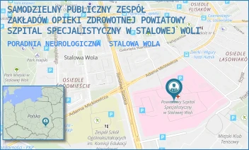 PORADNIA NEUROLOGICZNA - SAMODZIELNY PUBLICZNY ZESPÓŁ ZAKŁADÓW OPIEKI ZDROWOTNEJ POWIATOWY SZPITAL SPECJALISTYCZNY W STALOWEJ WOLI - UL. STANISŁAWA STASZICA 4,  STALOWA WOLA