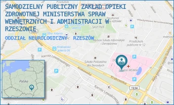ODDZIAŁ NEUROLOGICZNY - SAMODZIELNY PUBLICZNY ZAKŁAD OPIEKI ZDROWOTNEJ MINISTERSTWA SPRAW WEWNĘTRZNYCH I ADMINISTRACJI W RZESZOWIE - UL. KRAKOWSKA 16,  RZESZÓW