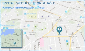 PORADNIA NEUROLOGICZNA - SZPITAL SPECJALISTYCZNY W JAŚLE - UL. JÓZEFA IGNACEGO KRASZEWSKIEGO 13,  JASŁO