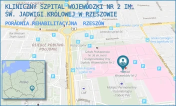 PORADNIA REHABILITACYJNA - KLINICZNY SZPITAL WOJEWÓDZKI NR 2 IM. ŚW. JADWIGI KRÓLOWEJ W RZESZOWIE - UL. LWOWSKA 60,  RZESZÓW