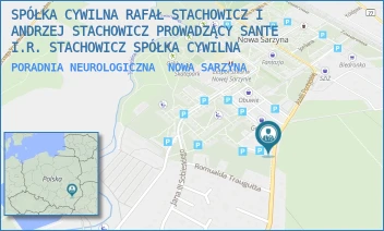PORADNIA NEUROLOGICZNA - SPÓŁKA CYWILNA RAFAŁ STACHOWICZ I PIOTR STACHOWICZ PROWADZĄCY SANTE I.R. STACHOWICZ SPÓŁKA CYWILNA - UL. AZALII PONTYJSKIEJ 1A,  NOWA SARZYNA