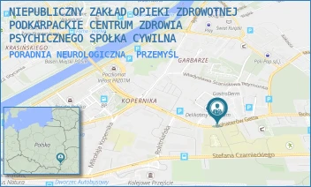 PORADNIA NEUROLOGICZNA - NIEPUBLICZNY ZAKŁAD OPIEKI ZDROWOTNEJ PODKARPACKIE CENTRUM ZDROWIA PSYCHICZNEGO SPÓŁKA CYWILNA - UL. BOHATERÓW GETTA 17A,  PRZEMYŚL
