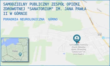 PORADNIA NEUROLOGICZNA - SZPITAL CHORÓB PŁUC I OPIEKA DŁUGOTERMINOWA IM. ŚW. JANA PAWŁA II W GÓRNIE - UL. RZESZOWSKA 5,  GÓRNO