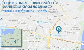 PORADNIA NEUROLOGICZNA - CENTRUM MEDYCZNE SABAMED SPÓŁKA Z OGRANICZONĄ ODPOWIEDZIALNOŚCIĄ - UL. HENRYKA SIEMIRADZKIEGO 6,  RZESZÓW