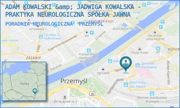 PORADNIA NEUROLOGICZNA - ADAM KOWALSKI &amp; JADWIGA KOWALSKA - PRAKTYKA NEUROLOGICZNA SPÓŁKA JAWNA - UL. SPORTOWA 4,  PRZEMYŚL