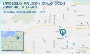 PORADNIA NEUROLOGICZNA - SAMODZIELNY PUBLICZNY ZAKŁAD OPIEKI ZDROWOTNEJ W ŁAPACH - PIASKOWA 9,  ŁAPY