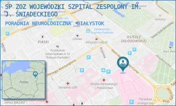 PORADNIA NEUROLOGICZNA - SP ZOZ WOJEWÓDZKI SZPITAL ZESPOLONY IM. J. ŚNIADECKIEGO - SKŁODOWSKIEJ-CURIE 26,  BIAŁYSTOK