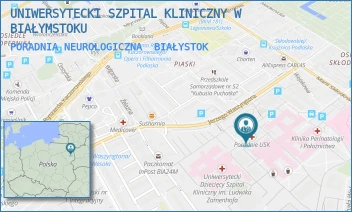 PORADNIA NEUROLOGICZNA - UNIWERSYTECKI SZPITAL KLINICZNY W BIAŁYMSTOKU - WASZYNGTONA 15A,  BIAŁYSTOK