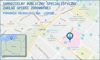 PORADNIA NEUROLOGICZNA - SAMODZIELNY PUBLICZNY SPECJALISTYCZNY ZAKŁAD OPIEKI ZDROWOTNEJ - UL. JULIANA WĘGRZYNOWICZA 13,  LĘBORK