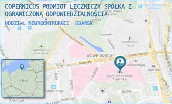 ODDZIAŁ NEUROCHIRURGII - COPERNICUS PODMIOT LECZNICZY SPÓŁKA Z OGRANICZONĄ ODPOWIEDZIALNOŚCIĄ - UL. NOWE OGRODY 1-6,  GDAŃSK