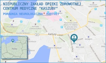 PORADNIA NEUROLOGICZNA - NIEPUBLICZNY ZAKŁAD OPIEKI ZDROWOTNEJ CENTRUM MEDYCZNE "KASZUBY" - UL. DWORCOWA 2,  KARTUZY