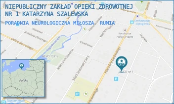 PORADNIA NEUROLOGICZNA MIŁOSZA - NIEPUBLICZNY ZAKŁAD OPIEKI ZDROWOTNEJ NR 1 KATARZYNA SZALEWSKA - UL. CZESŁAWA MIŁOSZA 3,  RUMIA