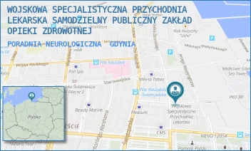 PORADNIA NEUROLOGICZNA - WOJSKOWA SPECJALISTYCZNA PRZYCHODNIA LEKARSKA SAMODZIELNY PUBLICZNY ZAKŁAD OPIEKI ZDROWOTNEJ - UL. KAZIMIERZA PUŁASKIEGO 4,  GDYNIA