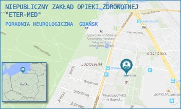 PORADNIA NEUROLOGICZNA - NIEPUBLICZNY ZAKŁAD OPIEKI ZDROWOTNEJ "ETER-MED" - UL. KAZIMIERZA GÓRSKIEGO 1,  GDAŃSK