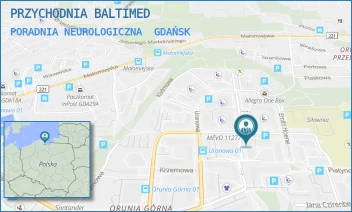 PORADNIA NEUROLOGICZNA - PRZYCHODNIA BALTIMED - UL. KRZEMOWA 16,  GDAŃSK