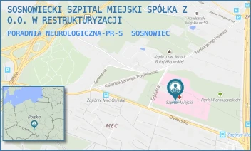 PORADNIA NEUROLOGICZNA-PR-S - SOSNOWIECKI SZPITAL MIEJSKI SPÓŁKA Z O.O. W RESTRUKTURYZACJI - UL. SZPITALNA 1,  SOSNOWIEC
