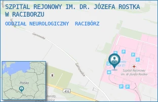 ODDZIAŁ NEUROLOGICZNY - SZPITAL REJONOWY IM. DR. JÓZEFA ROSTKA W RACIBORZU - GAMOWSKA 3,  RACIBÓRZ
