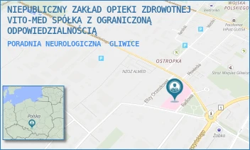 PORADNIA NEUROLOGICZNA - NIEPUBLICZNY ZAKŁAD OPIEKI ZDROWOTNEJ VITO-MED SPÓŁKA Z OGRANICZONĄ ODPOWIEDZIALNOŚCIĄ - UL. RADIOWA 2,  GLIWICE