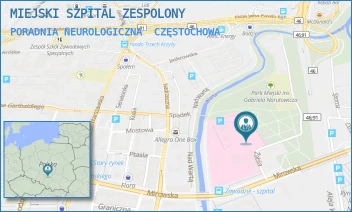 PORADNIA NEUROLOGICZNA - MIEJSKI SZPITAL ZESPOLONY - UL. MIROWSKA 15,  CZĘSTOCHOWA