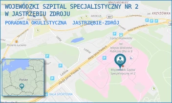 PORADNIA OKULISTYCZNA - WOJEWÓDZKI SZPITAL SPECJALISTYCZNY NR 2 W JASTRZĘBIU ZDROJU - UL. ALEJA JANA PAWŁA II 7,  JASTRZĘBIE-ZDRÓJ