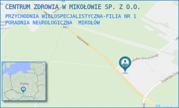 PRZYCHODNIA WIELOSPECJALISTYCZNA-FILIA NR 1 PORADNIA NEUROLOGICZNA - CENTRUM ZDROWIA W MIKOŁOWIE SP. Z O.O. - UL. LUDWIKA WARYŃSKIEGO 2,  MIKOŁÓW