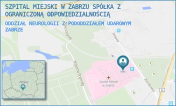 ODDZIAŁ NEUROLOGII Z PODODDZIAŁEM UDAROWYM - SZPITAL MIEJSKI W ZABRZU SPÓŁKA Z OGRANICZONĄ ODPOWIEDZIALNOŚCIĄ - UL. ZAMKOWA 4,  ZABRZE