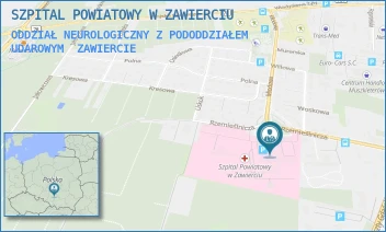 ODDZIAŁ NEUROLOGICZNY Z PODODDZIAŁEM UDAROWYM - SZPITAL POWIATOWY W ZAWIERCIU - UL. MIODOWA 14,  ZAWIERCIE