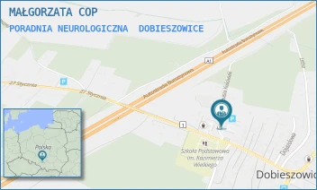 PORADNIA NEUROLOGICZNA - MAŁGORZATA COP - UL. KOŚCIUSZKI 25C,  DOBIESZOWICE