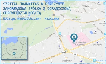 ODDZIAŁ NEUROLOGICZNY - SZPITAL JOANNITAS W PSZCZYNIE SAMORZĄDOWA SPÓŁKA Z OGRANICZONĄ ODPOWIEDZIALNOŚCIĄ W RESTRUKTURYZACJI - UL. DR. WITOLDA ANTESA 11,  PSZCZYNA