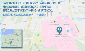 ODDZIAŁ NEUROLOGICZNY - SAMODZIELNY PUBLICZNY ZAKŁAD OPIEKI ZDROWOTNEJ WOJEWÓDZKI SZPITAL SPECJALISTYCZNY NR 3 W RYBNIKU - UL. ENERGETYKÓW 46,  RYBNIK