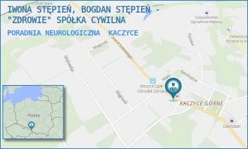 PORADNIA NEUROLOGICZNA - IWONA STĘPIEŃ, BOGDAN STĘPIEŃ - "ZDROWIE" SPÓŁKA CYWILNA - UL. SOBIESKIEGO 12,  KACZYCE