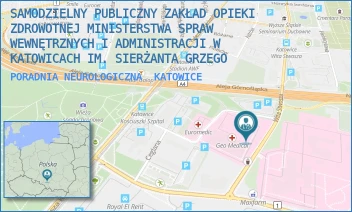 PORADNIA NEUROLOGICZNA - SAMODZIELNY PUBLICZNY ZAKŁAD OPIEKI ZDROWOTNEJ MINISTERSTWA SPRAW WEWNĘTRZNYCH I ADMINISTRACJI W KATOWICACH IM. SIERŻANTA GRZEGO - UL. WITA STWOSZA 39-41,  KATOWICE