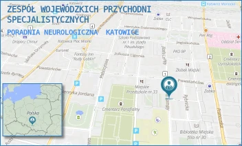 PORADNIA NEUROLOGICZNA - ZESPÓŁ WOJEWÓDZKICH PRZYCHODNI SPECJALISTYCZNYCH - UL. POWSTAŃCÓW 31,  KATOWICE