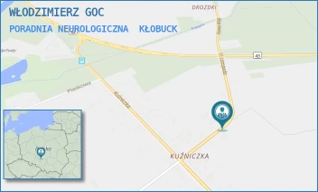 PORADNIA NEUROLOGICZNA - WŁODZIMIERZ GOC - UL. 11 LISTOPADA 5A,  KŁOBUCK
