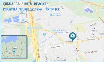 PORADNIA NEUROLOGICZNA - FUNDACJA "UNIA BRACKA" - UL. MYSŁOWICKA 13,  KATOWICE