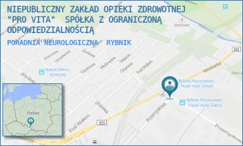 PORADNIA NEUROLOGICZNA - NIEPUBLICZNY ZAKŁAD OPIEKI ZDROWOTNEJ "PRO VITA"  SPÓŁKA Z OGRANICZONĄ ODPOWIEDZIALNOŚCIĄ - UL. MIKOŁOWSKA 94,  RYBNIK