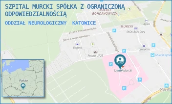 ODDZIAŁ NEUROLOGICZNY - SZPITAL MURCKI SPÓŁKA Z OGRANICZONĄ ODPOWIEDZIALNOŚCIĄ - UL. ALFREDA SOKOŁOWSKIEGO 2,  KATOWICE