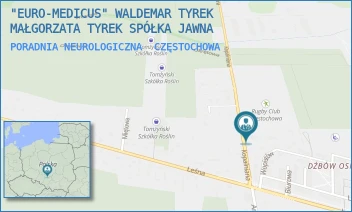PORADNIA NEUROLOGICZNA - "EURO-MEDICUS" WALDEMAR TYREK MAŁGORZATA TYREK SPÓŁKA JAWNA - UL. KOPALNIANA 4,  CZĘSTOCHOWA