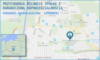 PORADNIA NEUROLOGICZNA - PRZYCHODNIA MILOWICE SPÓŁKA Z OGRANICZONĄ ODPOWIEDZIALNOŚCIĄ - UL. KRZYSZTOFA KAMILA BACZYŃSKIEGO 14 C,  SOSNOWIEC