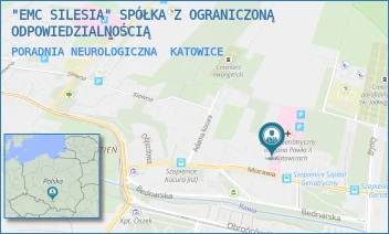 PORADNIA NEUROLOGICZNA - "EMC SILESIA" SPÓŁKA Z OGRANICZONĄ ODPOWIEDZIALNOŚCIĄ - UL. MORAWA 31,  KATOWICE