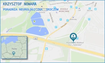 PORADNIA NEUROLOGICZNA - KRZYSZTOF NOWARA - UL. CIĘŻAROWA 54,  SKOCZÓW