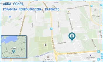 PORADNIA NEUROLOGICZNA - ANNA GOŁBA - UL. GŁUSZCÓW 9,  KATOWICE