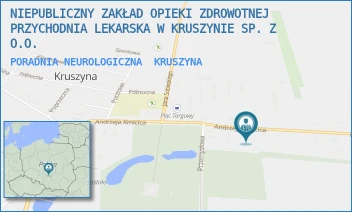 PORADNIA NEUROLOGICZNA - NIEPUBLICZNY ZAKŁAD OPIEKI ZDROWOTNEJ PRZYCHODNIA LEKARSKA W KRUSZYNIE SP. Z O.O. - UL. KMICICA 10,  KRUSZYNA